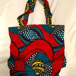 Shoulder bag from African prints